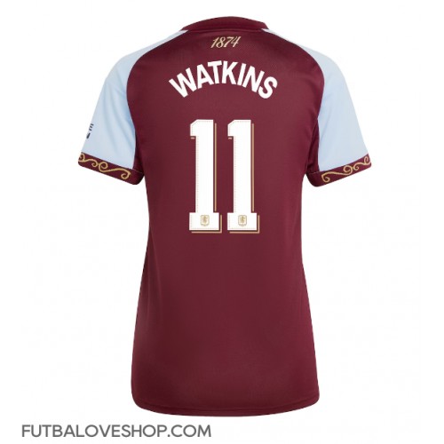 Dres Aston Villa Ollie Watkins #11 Domáci pre Ženy 2025-26 Krátky Rukáv